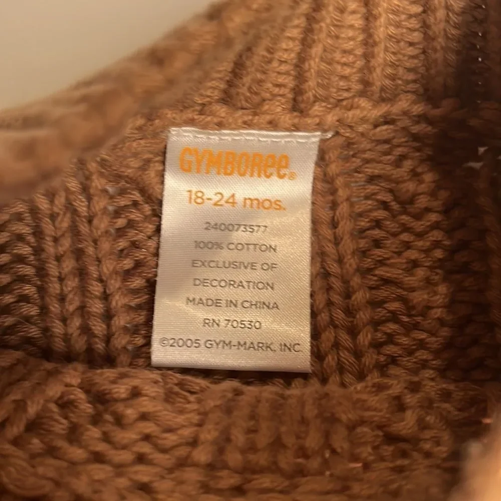 Gymboree Snow Plow 2005 Sweater, Matching Hat‎ & Pants 18-24 months